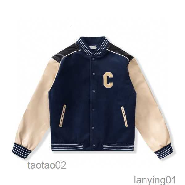 

2023 Mens Designer Jacket Men Coats Jacke Baseball Uniform Letter c Embroidery Pu Leather Comfortable Pearl Clasp Fashion Men's0ay6ksx66fxe, Extra shipping postage/no ship