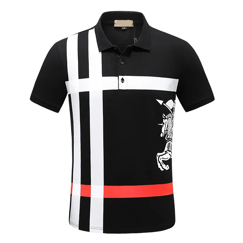 

new brand Summer Men Polo Embroidery Shirt Short Sleeves Tops Turn-down Collar Polo Clothing Male Fashion Casual Polos size M-3XL #885, White