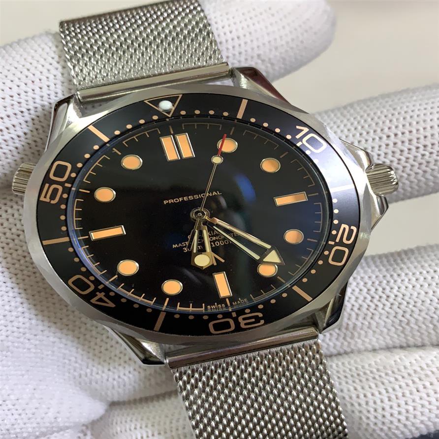 

BRAND Limited Edition Wrist watch Sea Diver 300 master Titanium No Time To Die James Bond 007 Automatic 42mm Mesh Nato255G