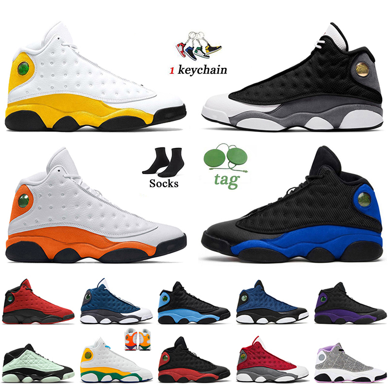 

Sports Jumpman 13s Basketball Shoes for Men Women 13 High Black Flint Cat University Blue Reverse Bred Off J13s J13 Starfish Sneakers Trainers, B39 40-47 starfish