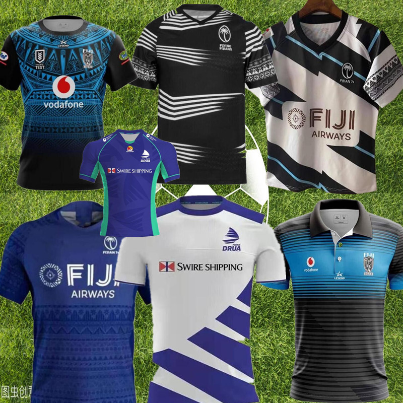 

TONGA Fiji Drua Rugby Jerseys NEWZEALAND 2023 maori Airways New Flying Fijians Rugby Jersey Maglia Tops bshorts vest world cup 666, White