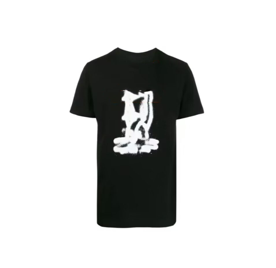 

Men's T-shirts Luxury t Shirt Graphic Tee Fashion Tshirt Animal Print Loose Fitting Casual Style Short Sleeve, Black