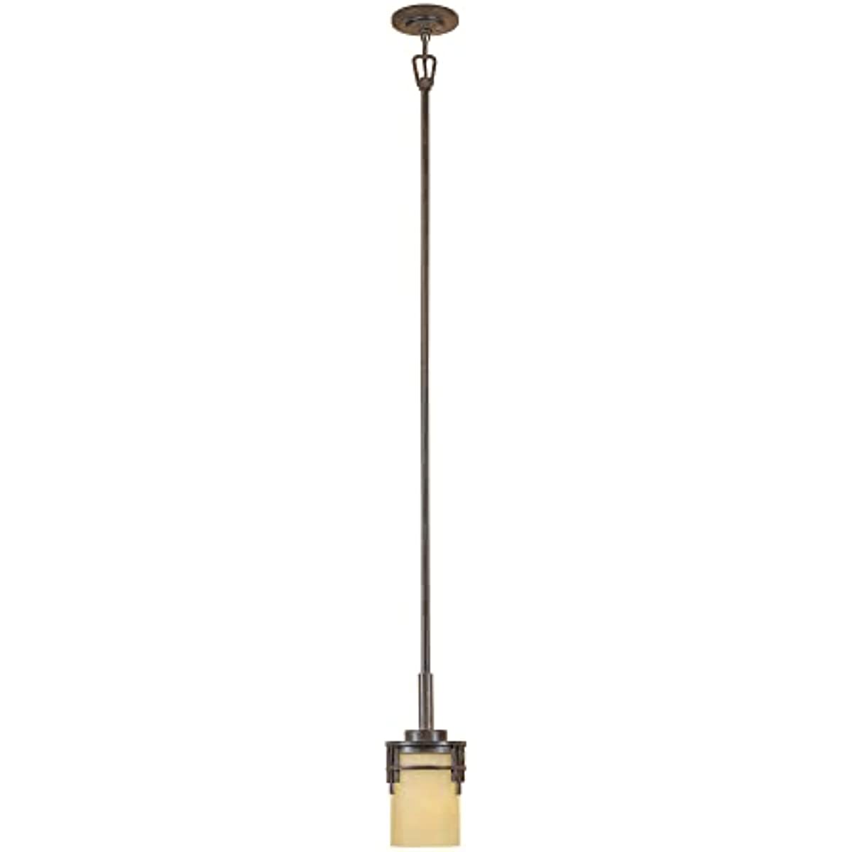 

Mission Ridge 1-Light Mini Pendant, Warm Mahogany