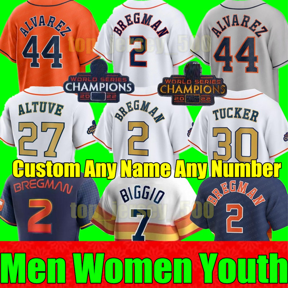 

S- 2023 Gold Collection Baseball jerseys JOSE ALTUVE HOUSTON GEORGE SPRINGER MICHAEl BRANTLEY YULI GURRIEL ALEX BREGMAN ASTROS KYLE TUCKER CRAIG BIGGIO, As shown in illustration