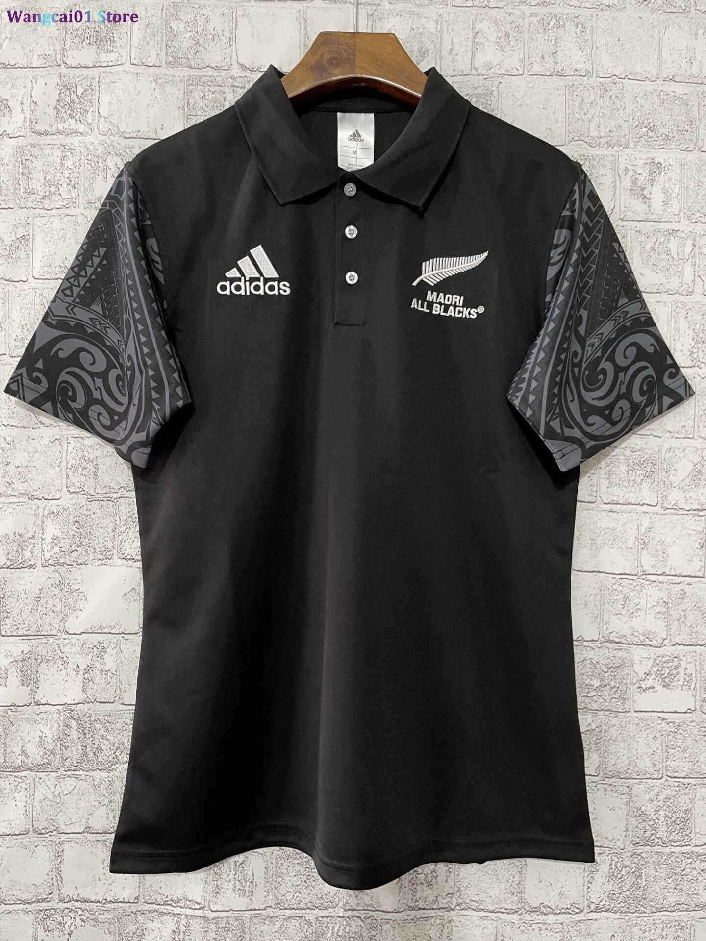 

Men's T-Shirts 2023 New Zealand Maori All Blacks Home and Away Rugby T-shirt Short Seve Training Jersey All Black Jerseys size S-5XL 0323H23, 2021 single