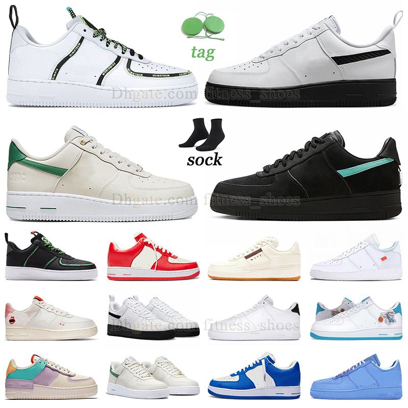 

casual shoes authentic tiffany airforce 1 Tiffany White Black Teal 40th 07 Green retro men women snakers Stussys Beige Triple White Sail Gum OW x MCA Leather, A04 36-45 40th 07 green