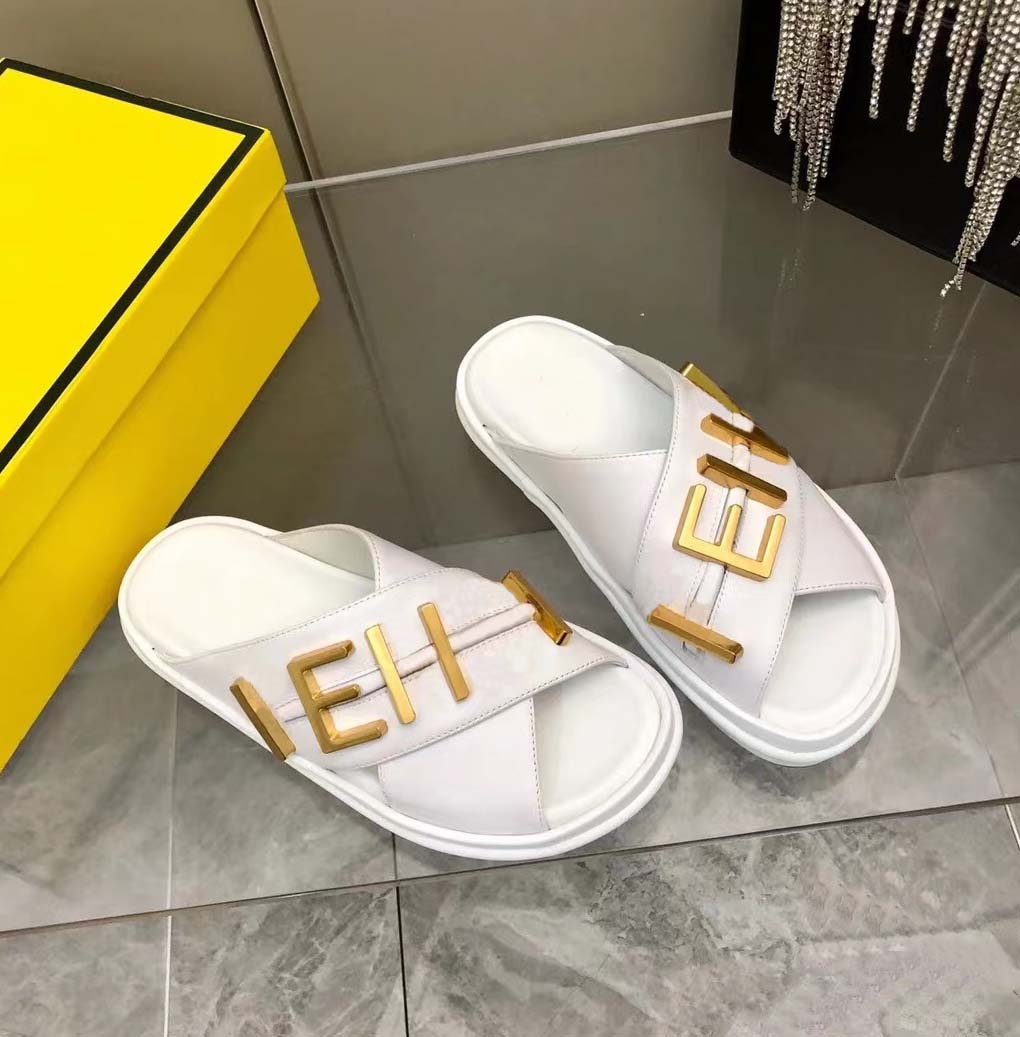 

Designer Slipper Sliders Mens Womens Summer Sandals Beach Slippers Loafers Black White Blue Slides, #1