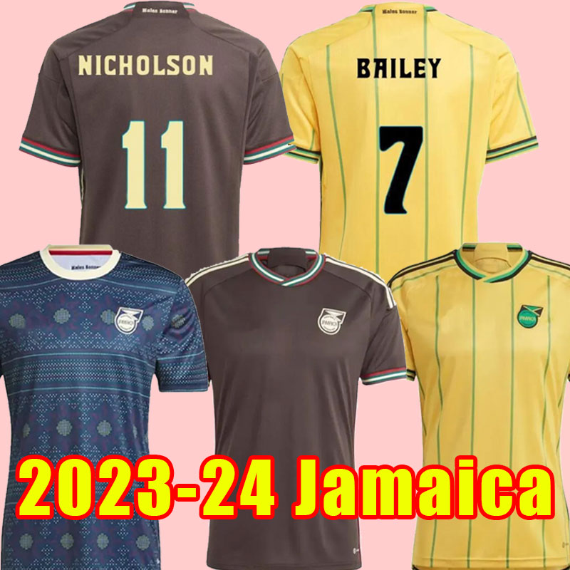 

Jamaica soccer jerseys 2023 football shirts 23 24 national football team Bailey ANTONIO REID Nicholson LOWE MORRISON home away training shirt