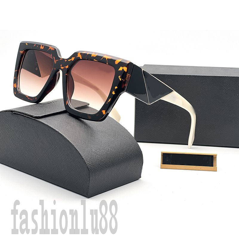Oversize mens designer sunglasses big frame fashion lunette de soleil acetate leopard print symbole black and white sun glasses metal triangular-image-852887111