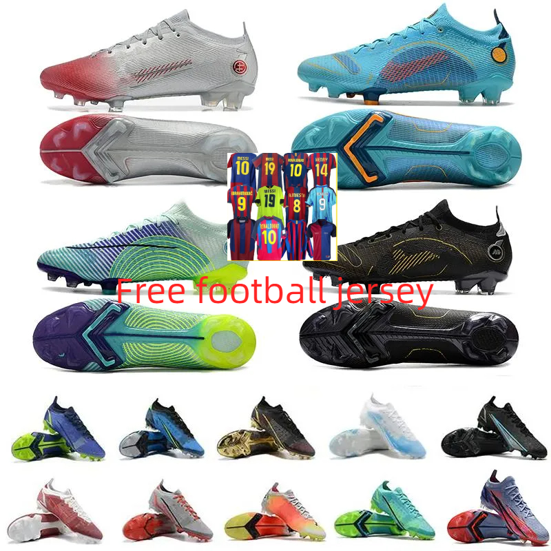 

Mercurial Vapores 14 Elite FG Low Soccer Cleat Shoes Dream Speed 5 Blueprint Shadow Zooms Ultra SE FG Progress Pack Mbappes Flames Football Cleats, Color3
