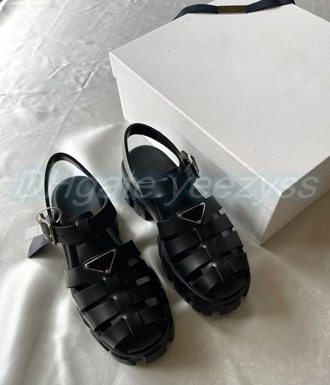 

luxury slipper designer woman Foam rubber sandals flatform man Padded Front Strap shoes Fashionable Easy-to-wear Style Slides fast shipping, #1 black
