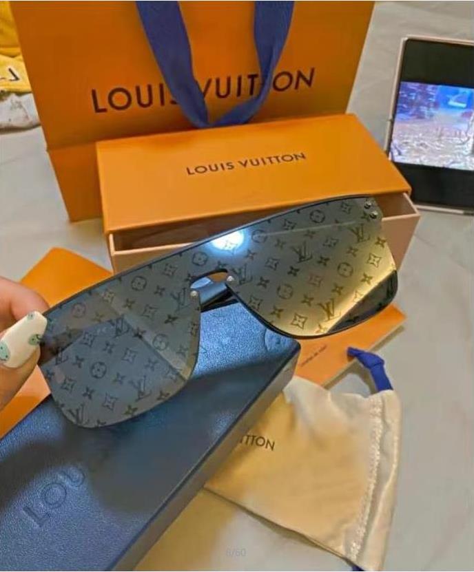 Louis Vuitton LV de haute qualité Femmes Polarisée Ens Pilot Lunettes de soleil Fashion For Brand Designer Sport Vintage Sport Sun Sun with Case