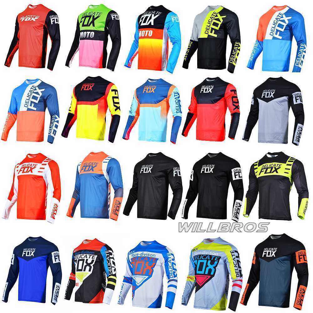 

Men's T-Shirts MX Jersey Delicate Fox MTB DH Downhill Bike T-shirt Motocross Off-road Cycling ATV UTV Motorcycle Moto Clothes For Men, Camo
