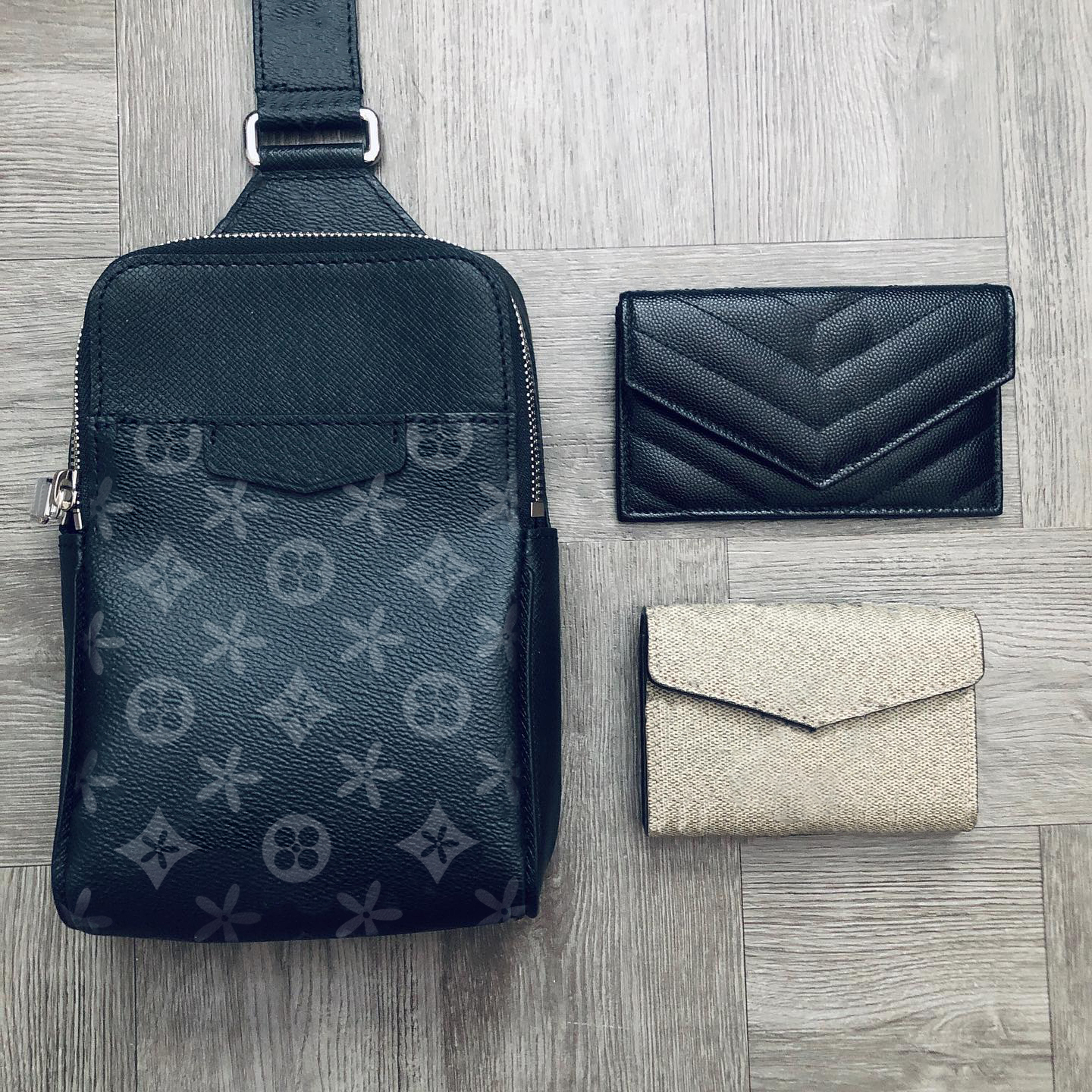 

Mens outdoor Slingbag M30741 tote cross body mens clutch Shoulder bum travel bags Luxury Designer handbag Cosmetic Bags Cases duffle clutch Shoulder toilet wash bag, Damier graphite