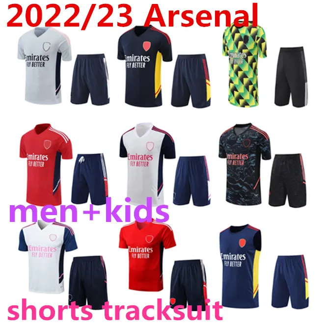 

22/23 Arsen PEPE SAKA short sleeveS jerseyS tracksuit gunners training vest vest ODEGAARD THOMAS TIERNEY SMITH ROWE 2022 2023 Transport Men Kids kit, 12