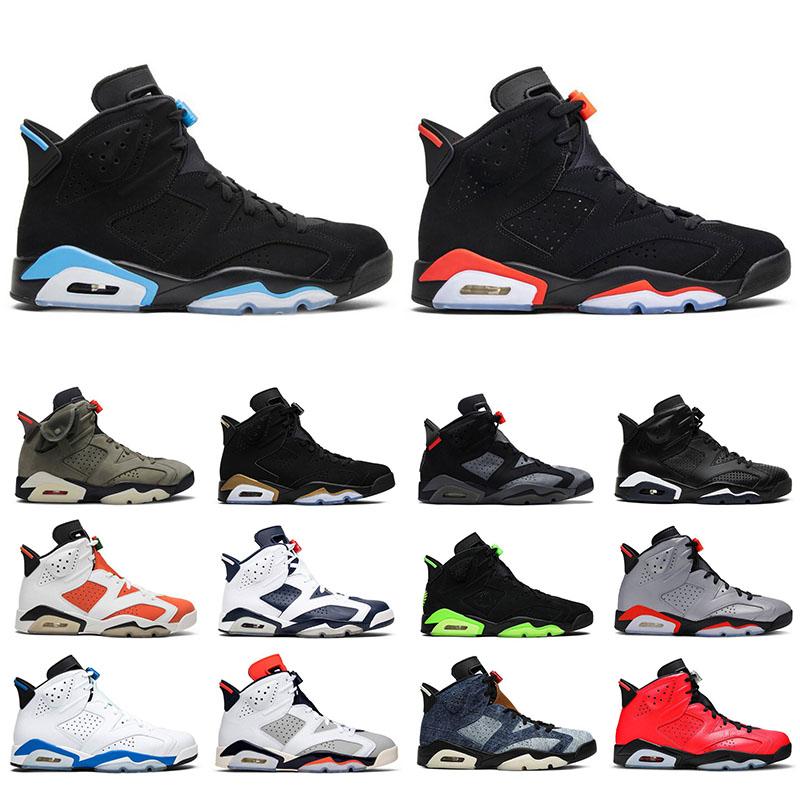 

basketball Jumpman 6 6s Men shoes Infrared UNC British Khaki Reflections Champion Infrared 23 sport sneakers mens trainer size Us 7-13, Ts