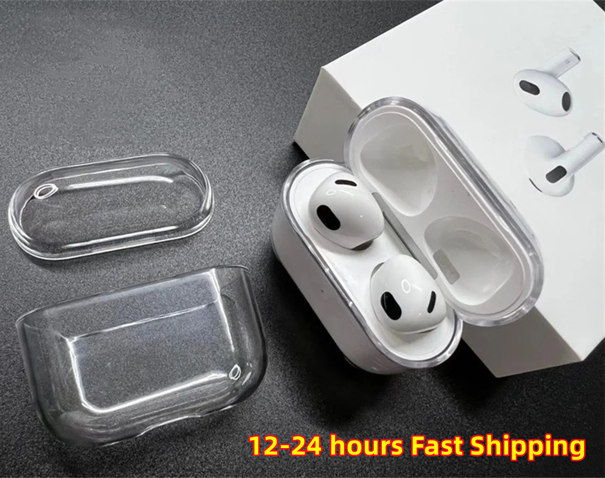 

For airpods pro 2nd generation wireless earphones Headphone Accessories air pod pro earbud Case TPU Solid Silicone Cases airpod 2 max headphones Protective Cover