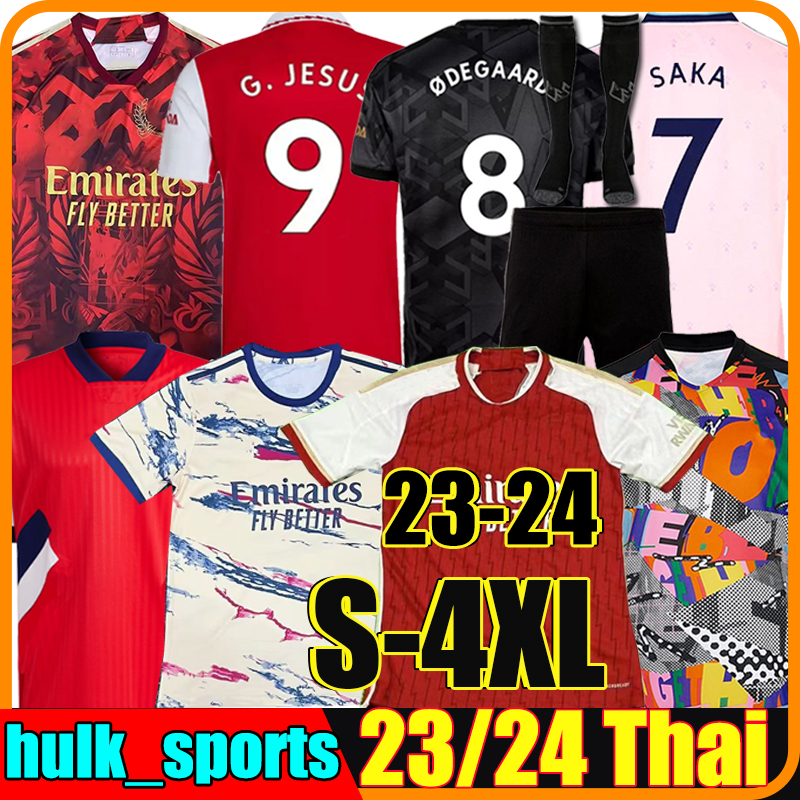 

3XL 4XL 22/23/24 G.JESUS gunners soccer jerseys LOVE SMITH ROWE PEPE SAKA Fans Player version THOMAS MARTINELLI TIERNEY ODEGAARD SAMBI Men Kids Kits sock football shirt, 23-24 training