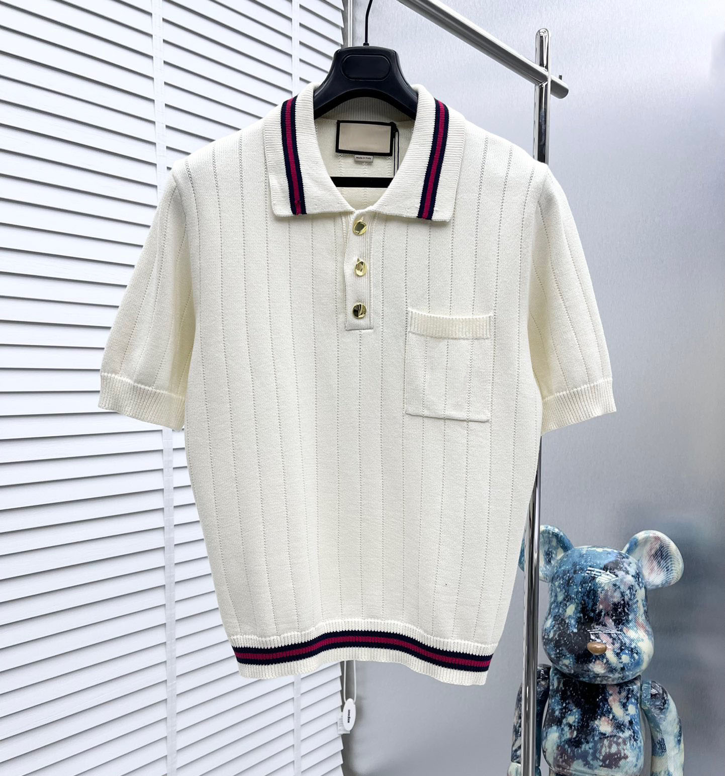 

Men's Plus Tees & Polos Round T-shirt plus size neck embroidered and printed polar style summer wear with street pure cotton 45676Y, White