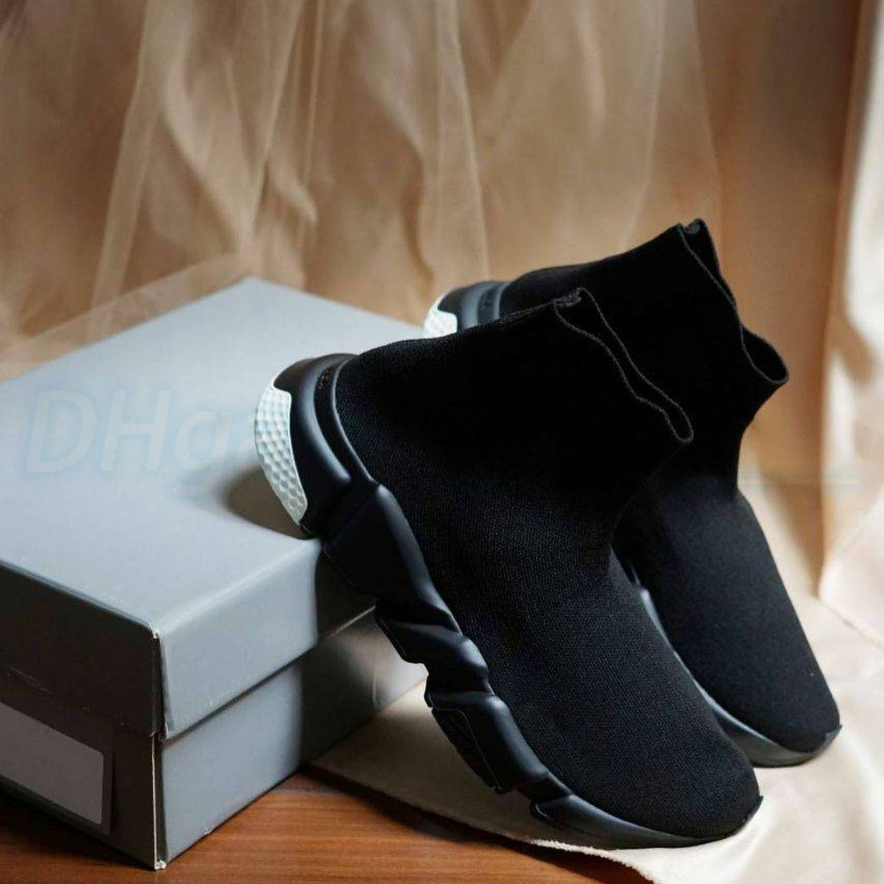 

Sock shoe designer outside men women luxury comfort breathable casual shoes Sneakers classic colorful rubber sole unisex, #6