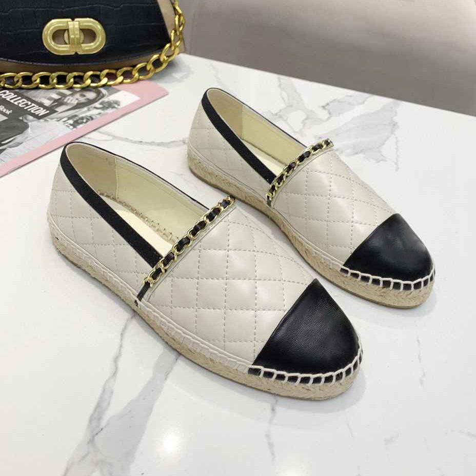 

Designer Shoes Women Leather Half Slippers Fashion Fisherman Canvas Shoe Summer Classic Casual Slipper Easy-to-wear Style Slides