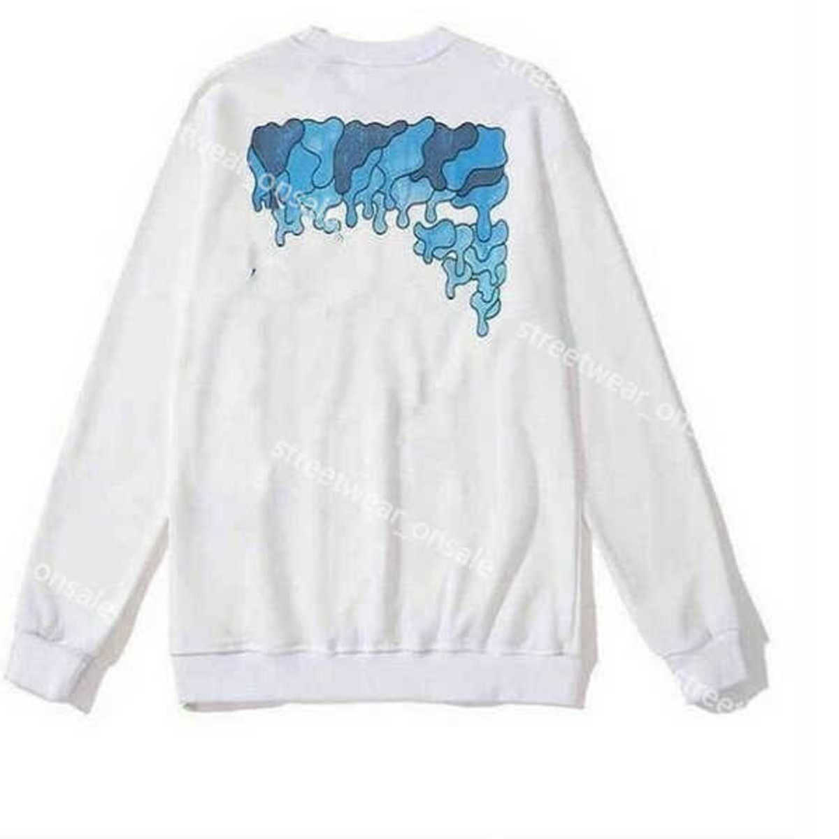 

OW Designer Hoodie Hoodies Flower Printed Casual Sweatshirts Long Loose Sleeve HipHop Fashion Streetwear Men Women Couple Lovers Top Clothing 00311