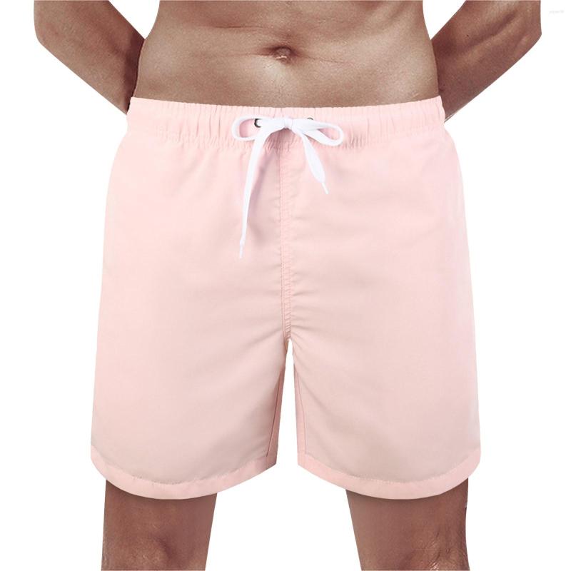 

Men's Shorts Mens 3xl Solid Skin Waterproof Lace Up Pocket Spring Holiday Beach Pants Swimming Trunks Flag Swim, Blue