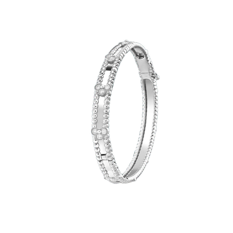 

Never Fade Luxury Stamp Bangle Bracelet Women Designer Letter Bracelet Original 925 Silver Plated Copper Wedding Lovers Gift