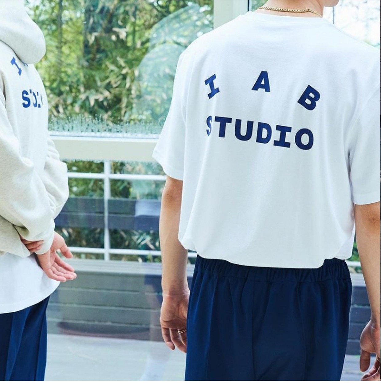 

Mens TShirts summer IAB Studio Letter Print Korean cotton Loose Versatile Male Couple Round Neck Short Sleeve men TShirt Top Men Streetwear 230324, 2dsc4c2023171a6