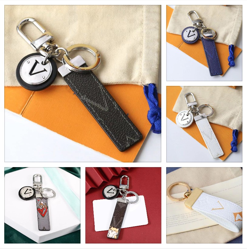 Fashion Keychain Brand Designer Key Chain Mens Luxury Car Keyring Womens Keychains Men Women Bags Pendant Accessories WITH BOX-image-853066140