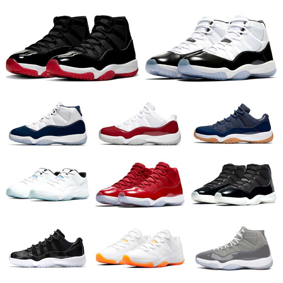 

Sneakers Shoes Designer Jumpman 11 Women Cherry Legend Easter COOL GREY Gamma Blue Midnight Navy Low Columbia Concord Win Like Space Jam Cap And Gown Bred Men Sports, Ask the seller about some sizes