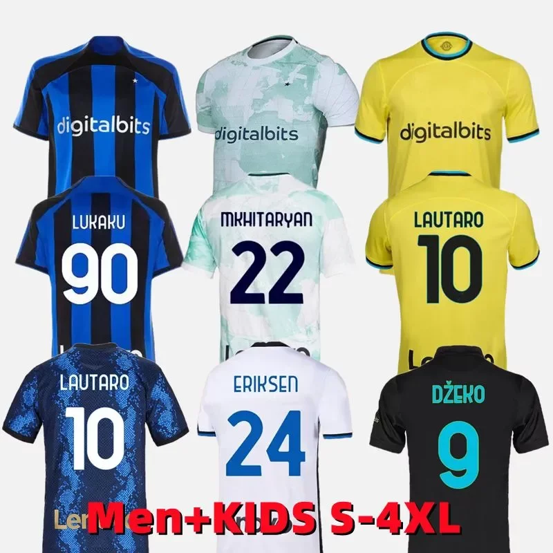 

TOP soccer jerseys 21 22 23 BARELLA VIDAL LAUTARO INTERS ERIKSEN ALEXIS DZEKO CORREA AWAY THIRD MILAN UNIFORMS football shirt 2021 2022 2023, 22-23 third