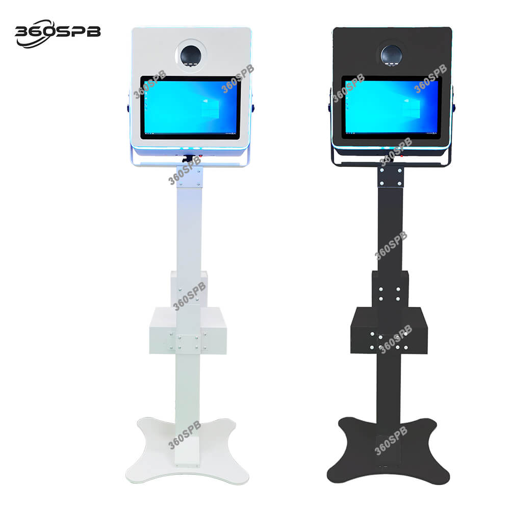 

360SPB P7 Black Portable LED DSLR Open Air Photo Booth - Photo Booth For Sale