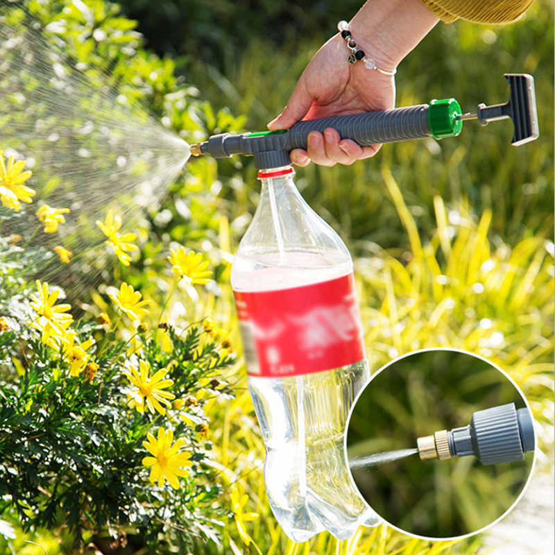Sprayers High-pressure Air Pump Hand Beverage Bottle Adjustable Nozzle Agricultural Garden Watering Tools P230310-image-853149159