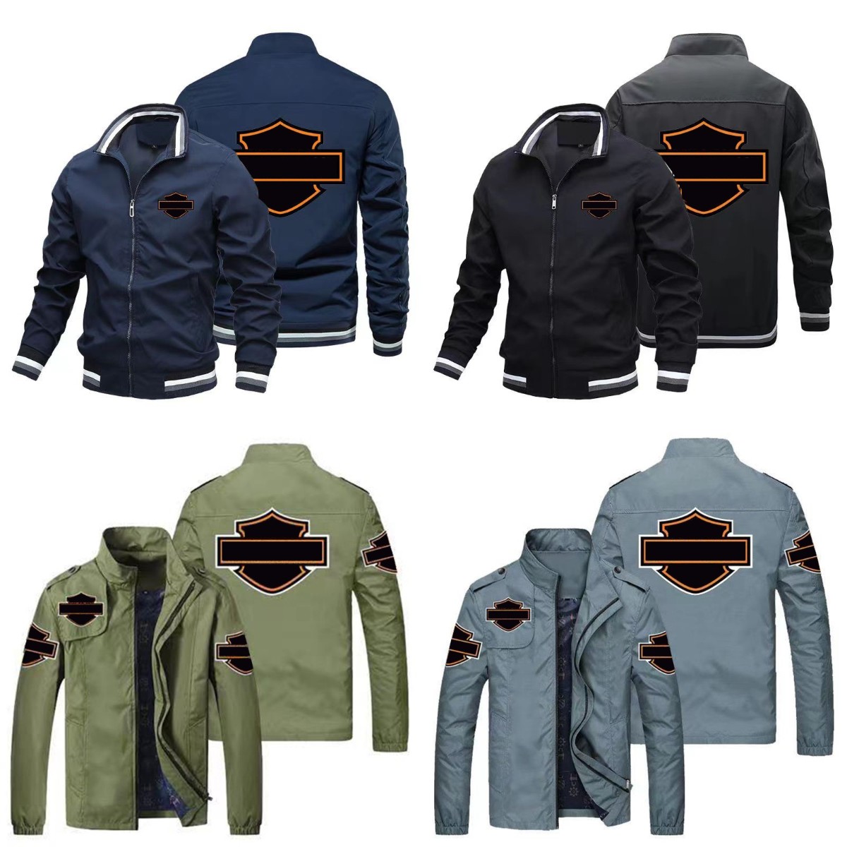 

designer jackets men Outdoor Fashion coat Casual Men harleys davidsons jacket Casual Sports Windbreaker Harley motorcycle outer clothing n8Kc#, Customize