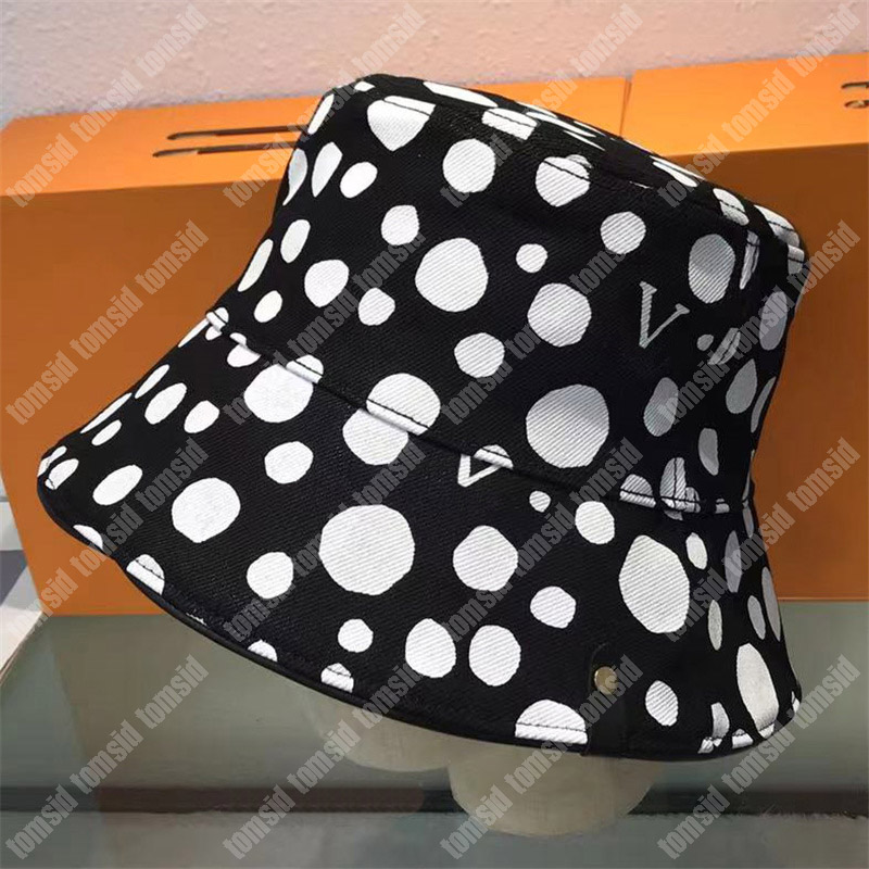 

Unisex Woman Designer Ball Caps Luxury Bucket Hat Dot Fashion Mens Baseball Caps Flat Reversible Bucket Hats Fitted Hats Bonnet Beach Sunhat, V1