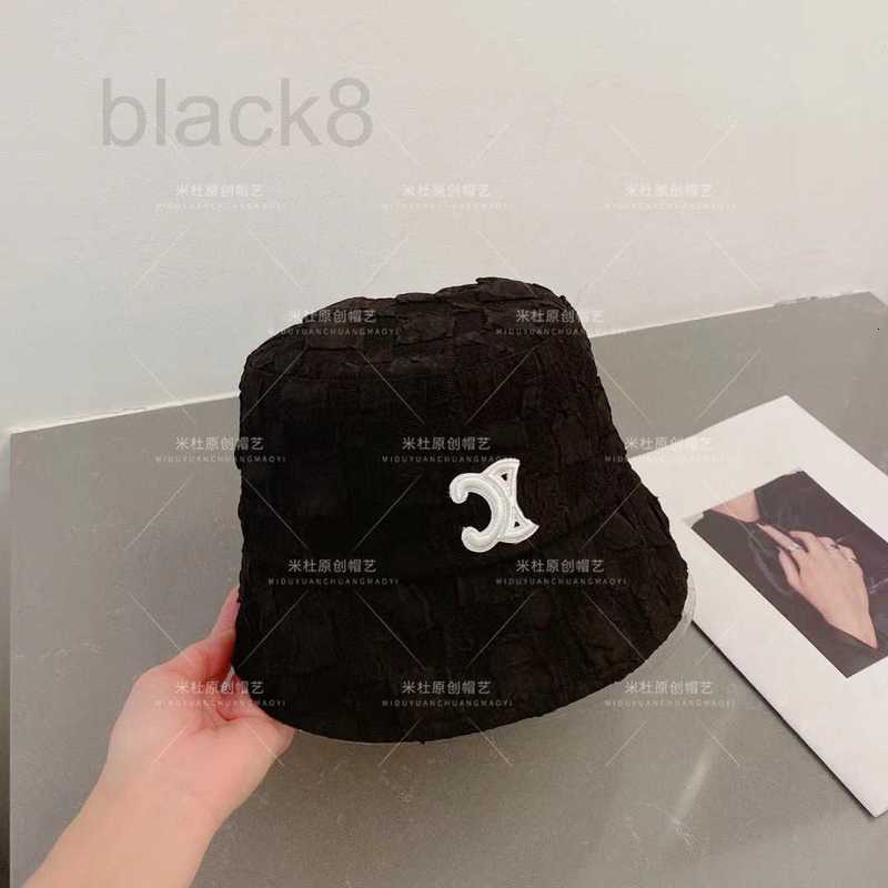 Wide Brim Hats & Bucket Designer 23 Spring/Summer New Sweet Cotton Fisherman Fashion Temperament Casual Versatile JT3M-image-853127483