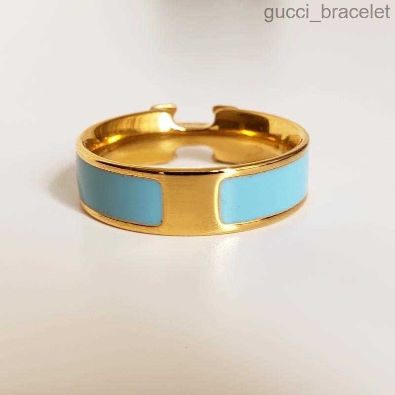

H Letter Ring Luxury Brand Designer Rings Classic Jewelry Couple Rings Party Wedding Engagement Jewelrys For Girlfriend Valentine's Day Gift