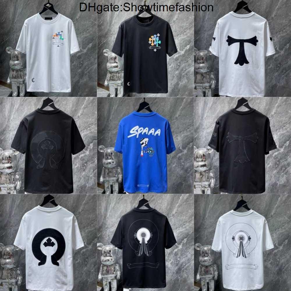 

Designer Classics Mens t Shirts Fashion Brand Crew Neck Short Sleeves Tops Tees CH Men Women Luxury T-shirts Sweater Casual Horseshoe