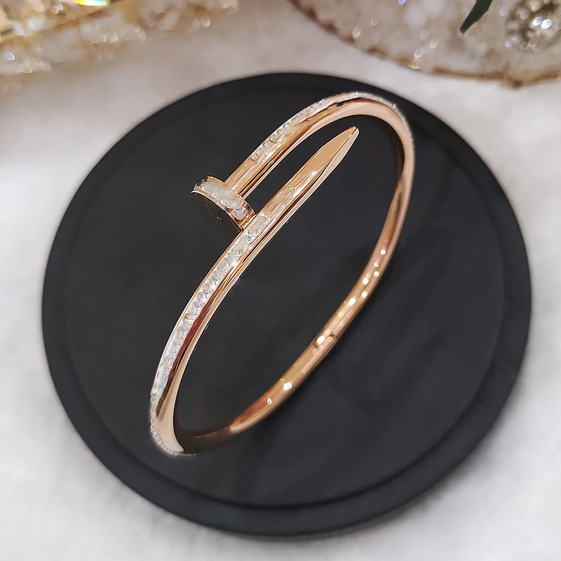

Fashion Love Bracelet Women's Rose Gold Silver Women's Bracelet Titanium Steel Screwdriver Diamond Luxury Designer Jewelry Women's Men's Bracelet With Original Box 51