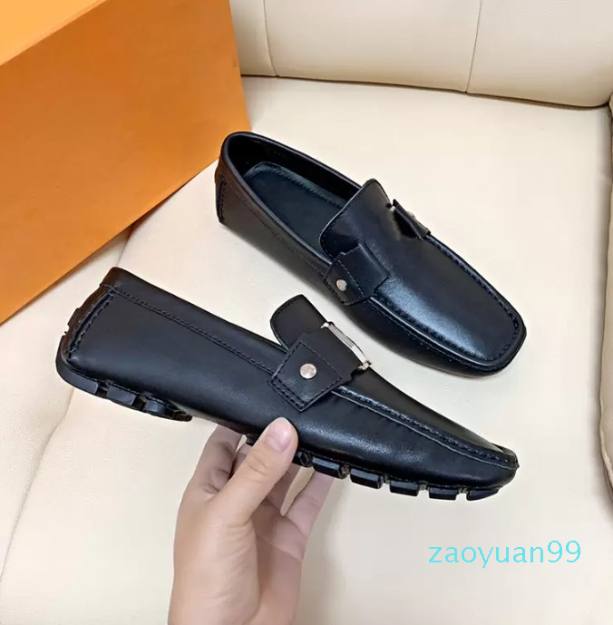 

top quality Casual Shoes Men Lvxnba Loafers arizona Canvas Black Brown glazed calf Leather Top Quality Printing Flowers Moccasins hand-stitched vamp Dress Shoe 306, Color 4 striped leather