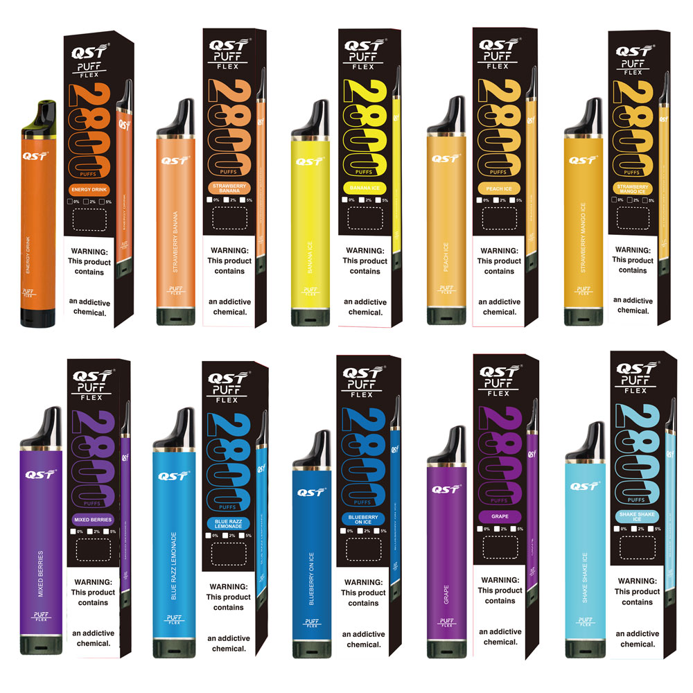 

puff vape 2800 qst flex disposable e cigarette original manufacturer wholesale