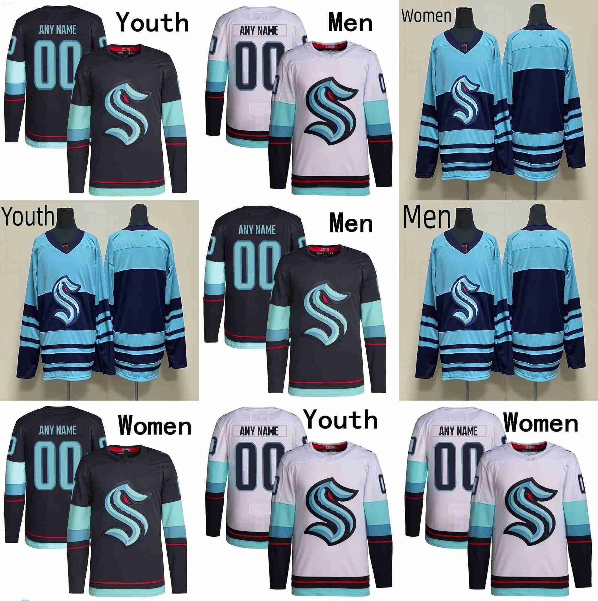 

Seattle Kraken Hockey Jerseys 7 Eberle 19 Jared McCann 17 Jaden Schwartz 91 Daniel Sprong 21 Alex Wennberg 13 Brandon Tanev 4 Justin Schultz, Color