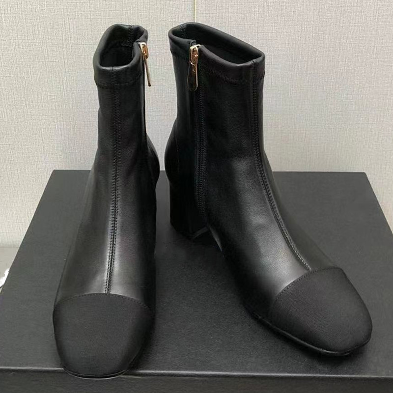 

2023 New Women's Short Boots Fashion Party, Nude