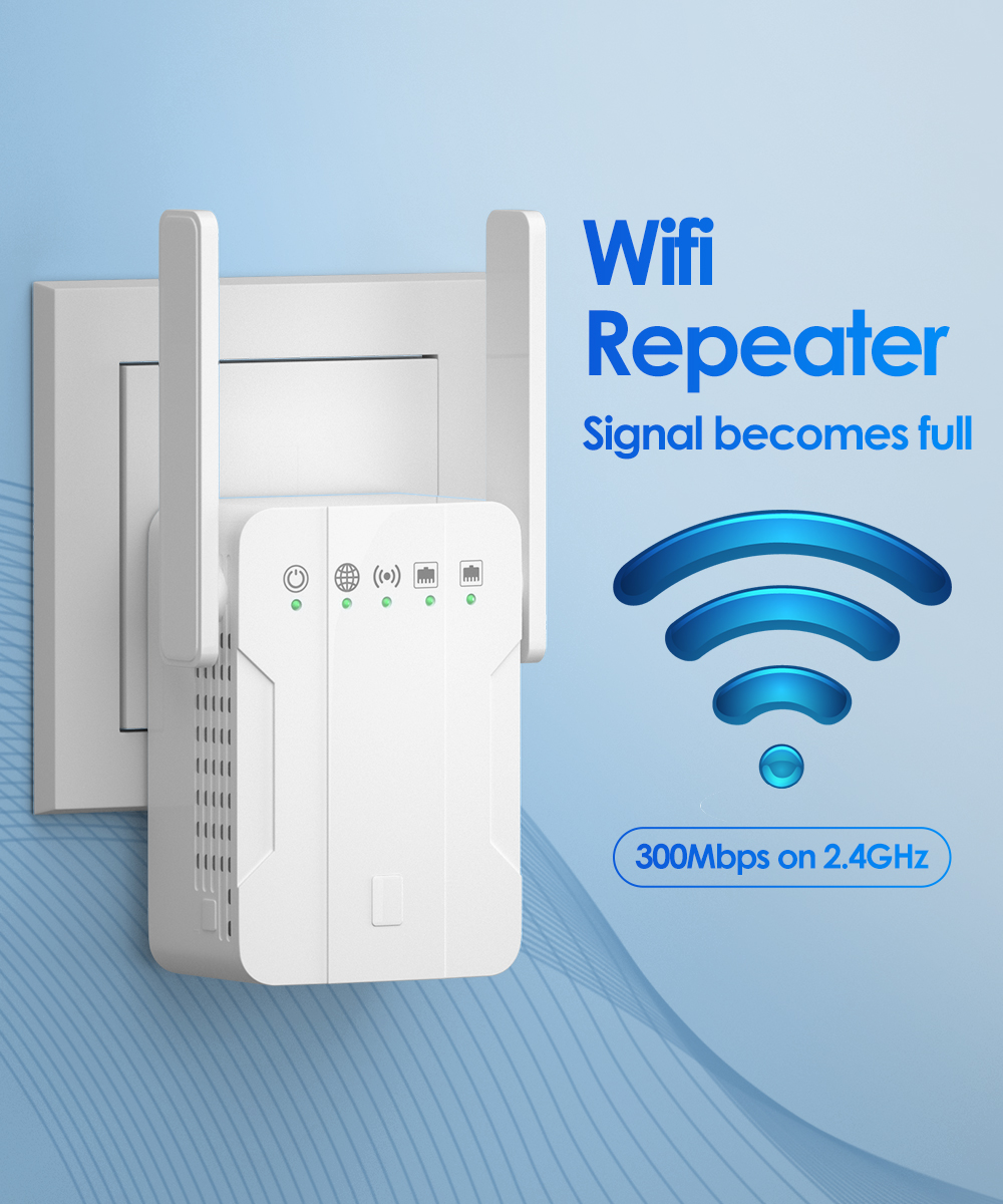 

WiFi finders Extender WiFi Booster WiFi Repeater Covers Up to 7860 Sq.ft and 45 Devices Internet Booster 300MBs