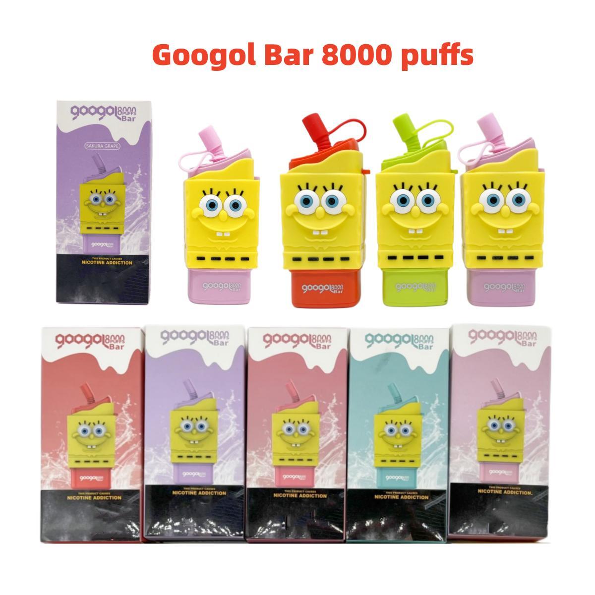 

Authentic Vapes Googol Bar 8000puff Dsiposable Eletronic Cigarette Box vape pen amazon 16ml prefiled Pod puff 8000 Rechargeable Wholesale UK vs Elux legend 3500