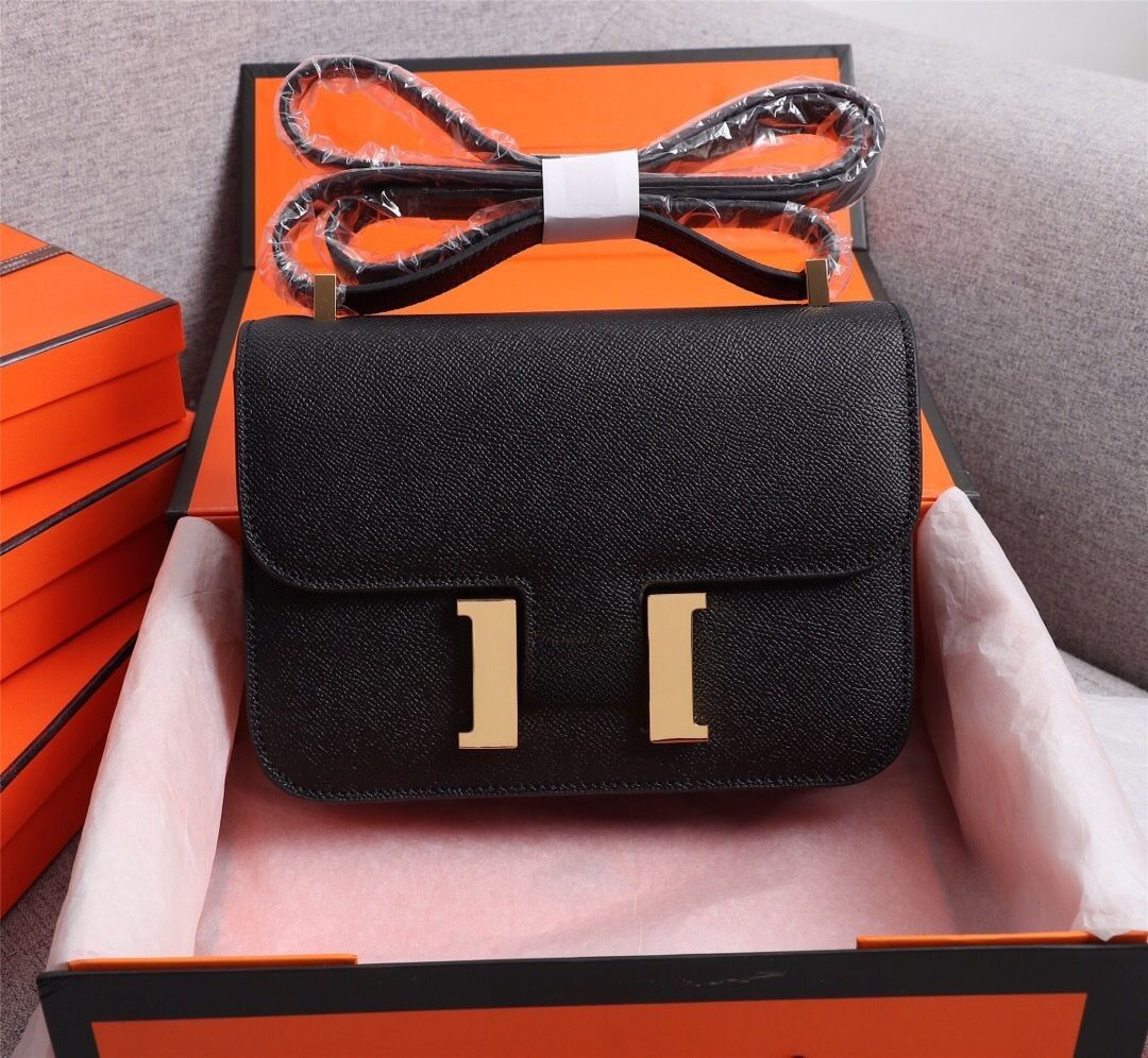 

Mini Small Square Bag Solid Color Kangkang Bag with Fashionable Rose Gold Buckle Decoration Versatile Women's Diagonal Cross Wallet Card Bag Waist Bag, 21# silver buckle