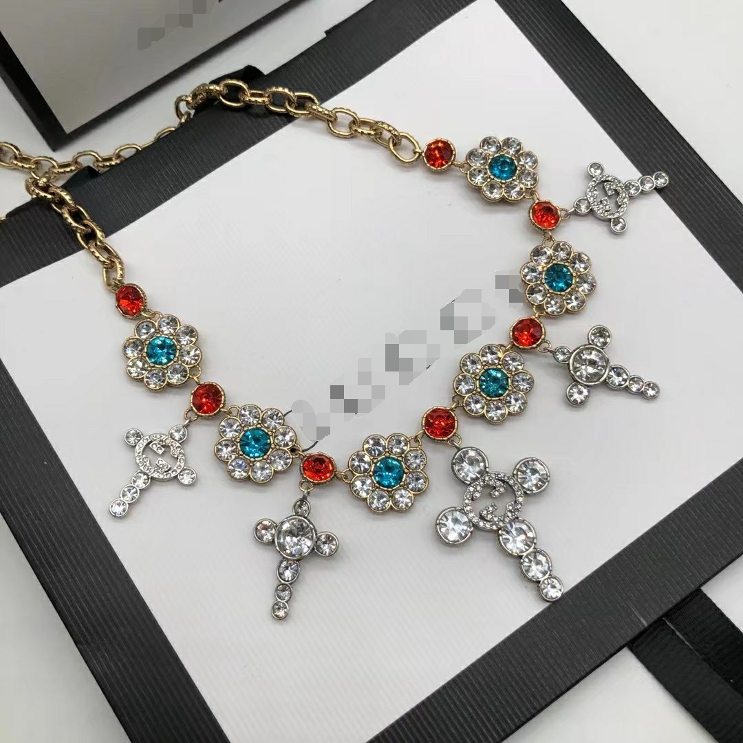 

New Designer Necklace and Bracelet Choker for Unisex Letter Bracelets Gold Chain Supply High Quality Stainless Steel Charm Necklaces GN-020