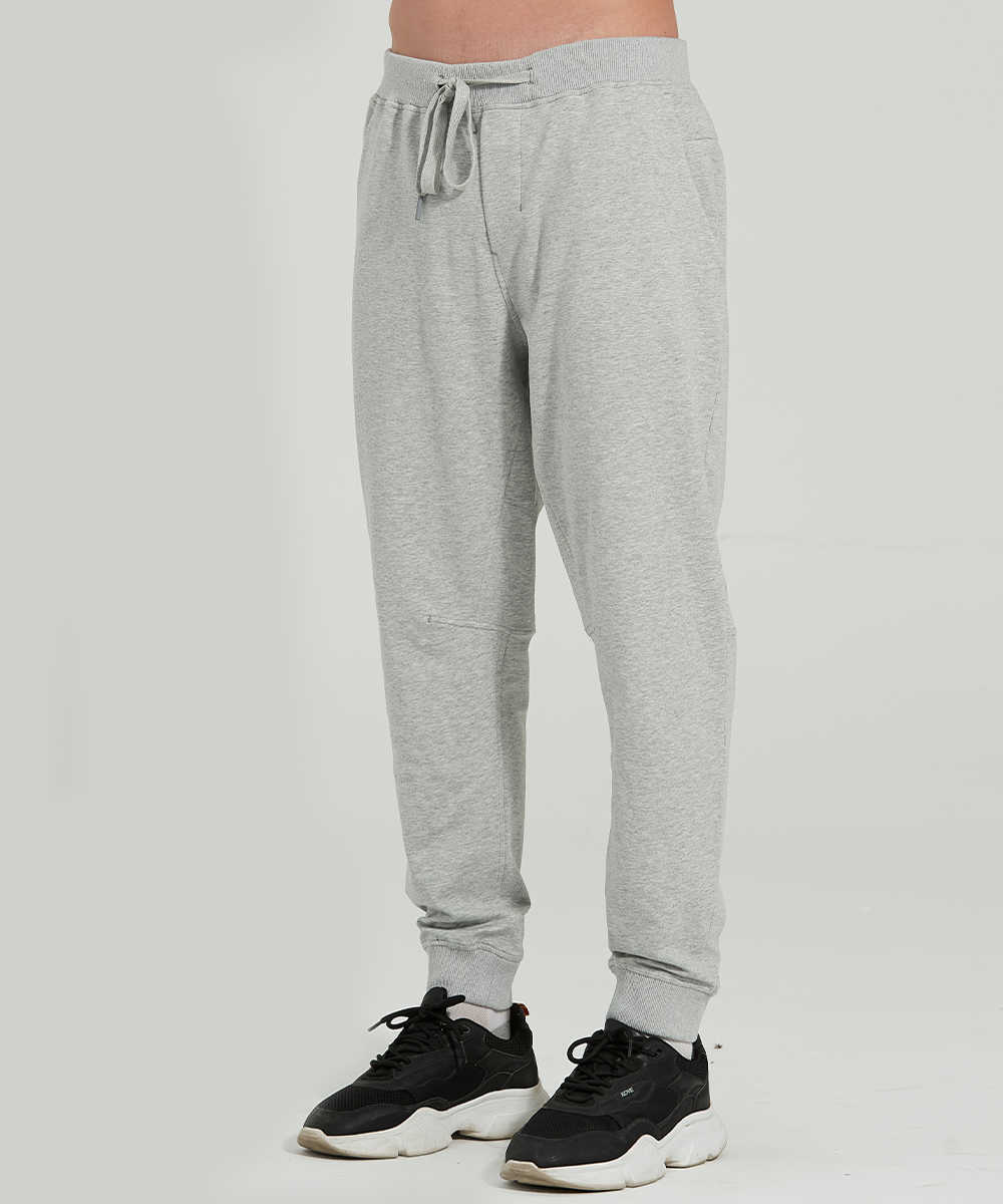 

Lulu Pant Joggers Sweatpants Men Cotton Casual Pants with Pockets Drawstring Gym Workout Athletic Training Man, Black