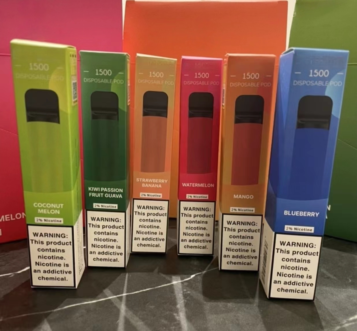 

1500 puffs Disposable E cigarettes vape Pod Device 1500 850mAh Battery 4.8ml Prefilled Cartridge Stick Vs 800 puff 1500 1600 2800 Bang XX puff flex bang 5000 elf 1500